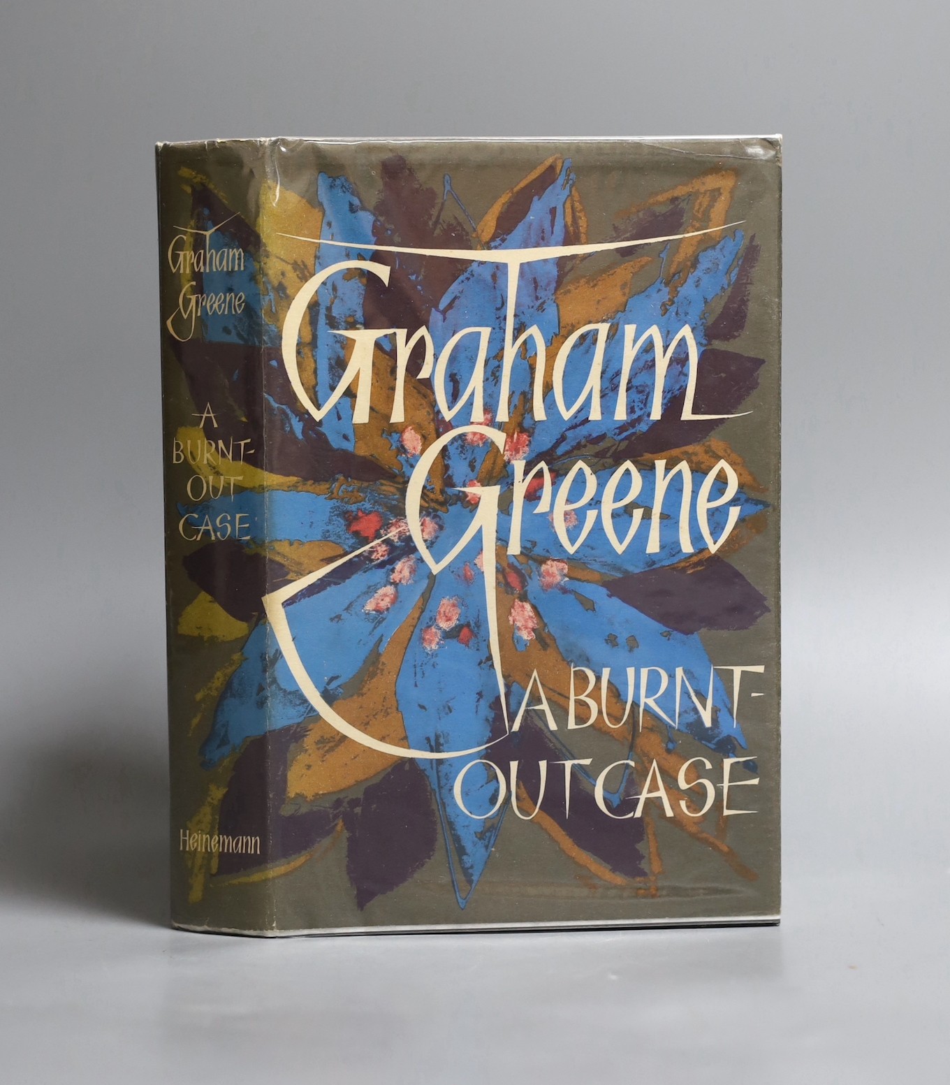 Greene, Graham - A Burnt out Case. 1st English ed. original cloth with I clipped d/j. 8vo. Heinemann, London, 1961.